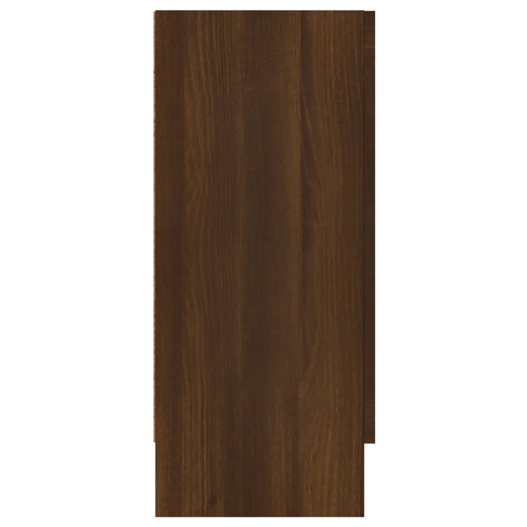 vidaXL Komoda, brązowy dąb, 120x30,5x70 cm, materiał drewnopochodny