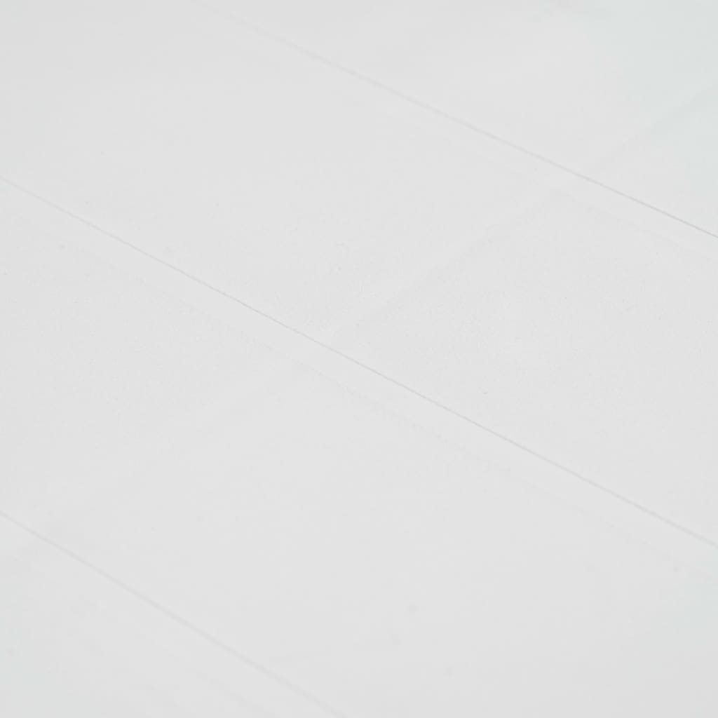 vidaXL Stolik ogrodowy, 79x79x72cm, plastik o wyglądzie rattanu, biały