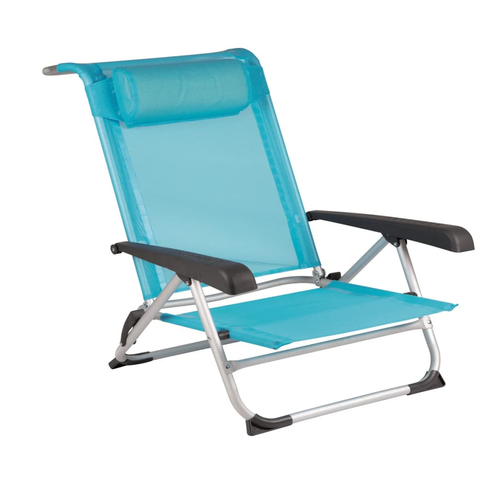Bo-Camp Krzesło plażowe, niebieskie, 1204784