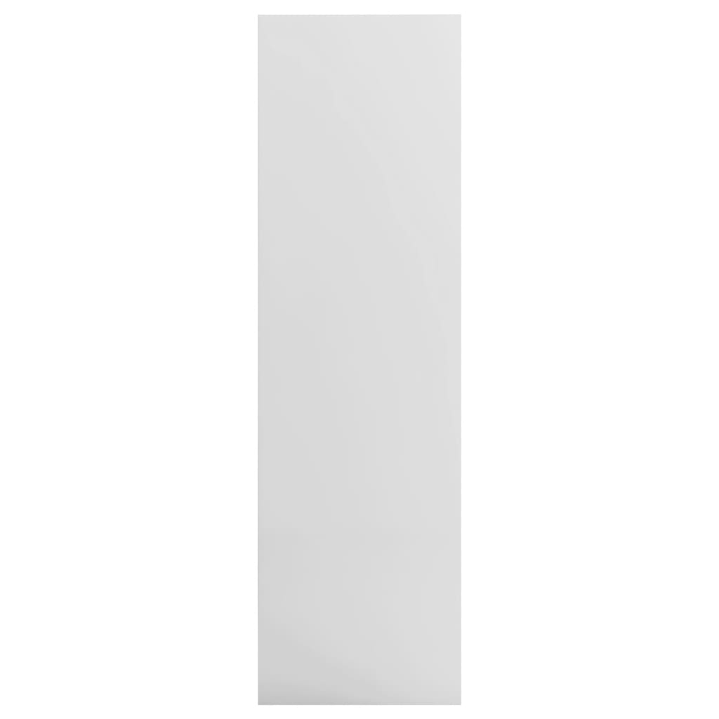 vidaXL Regał na książki, wysoki połysk, biały, 97,5x29,5x100 cm