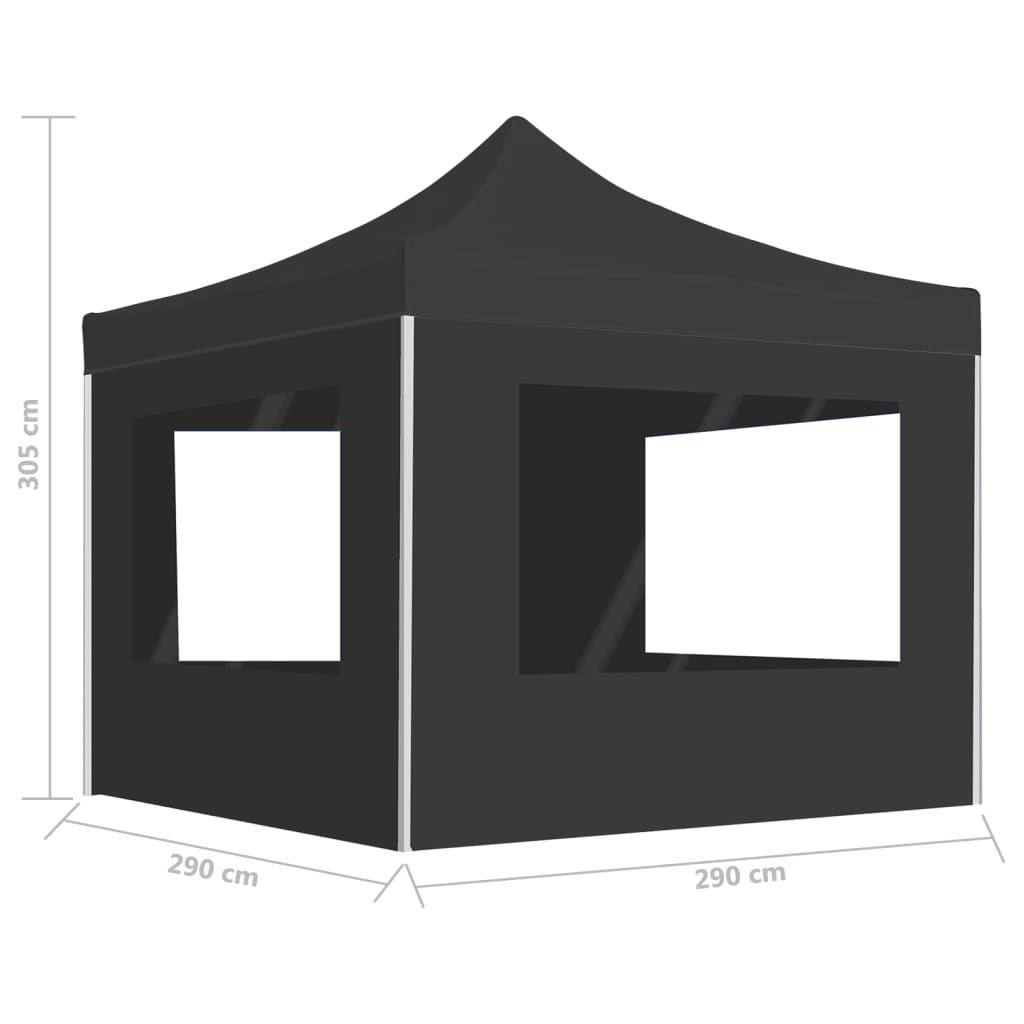 vidaXL Profesjonalny, składany namiot imprezowy ze ścianami, 3 x 3 m