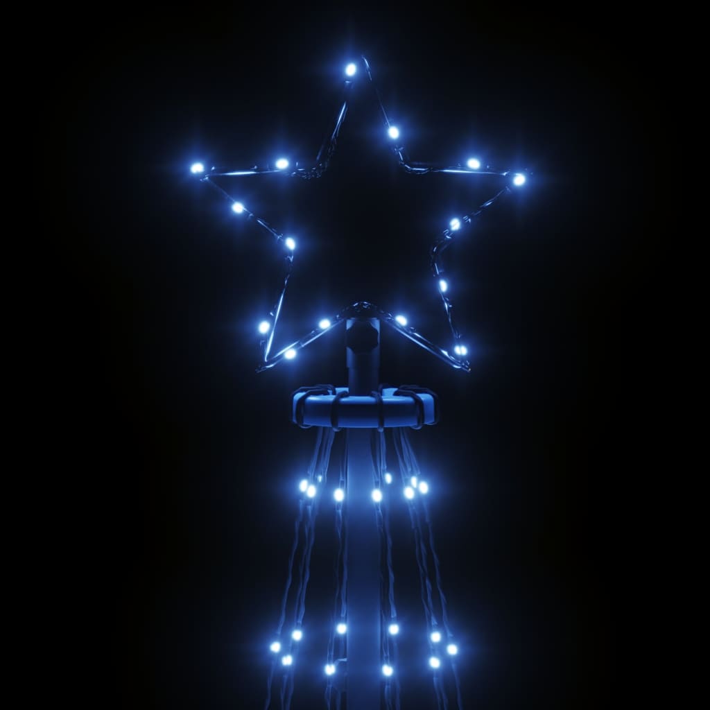 vidaXL Choinka stożkowa, 1134 niebieskich diod LED, 230x800 cm