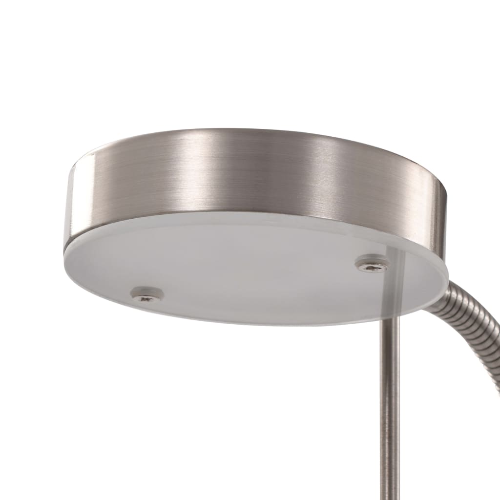 vidaXL Lampa stojąca, 16 W, srebrna, 180 cm
