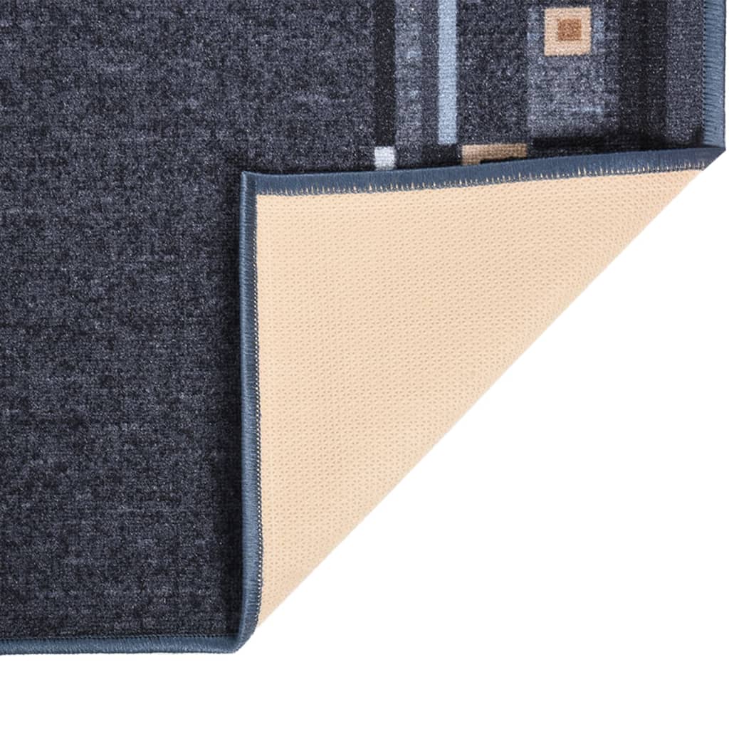 vidaXL Bieżnik dywanowy, antracytowy, 80x250 cm, antypoślizgowy