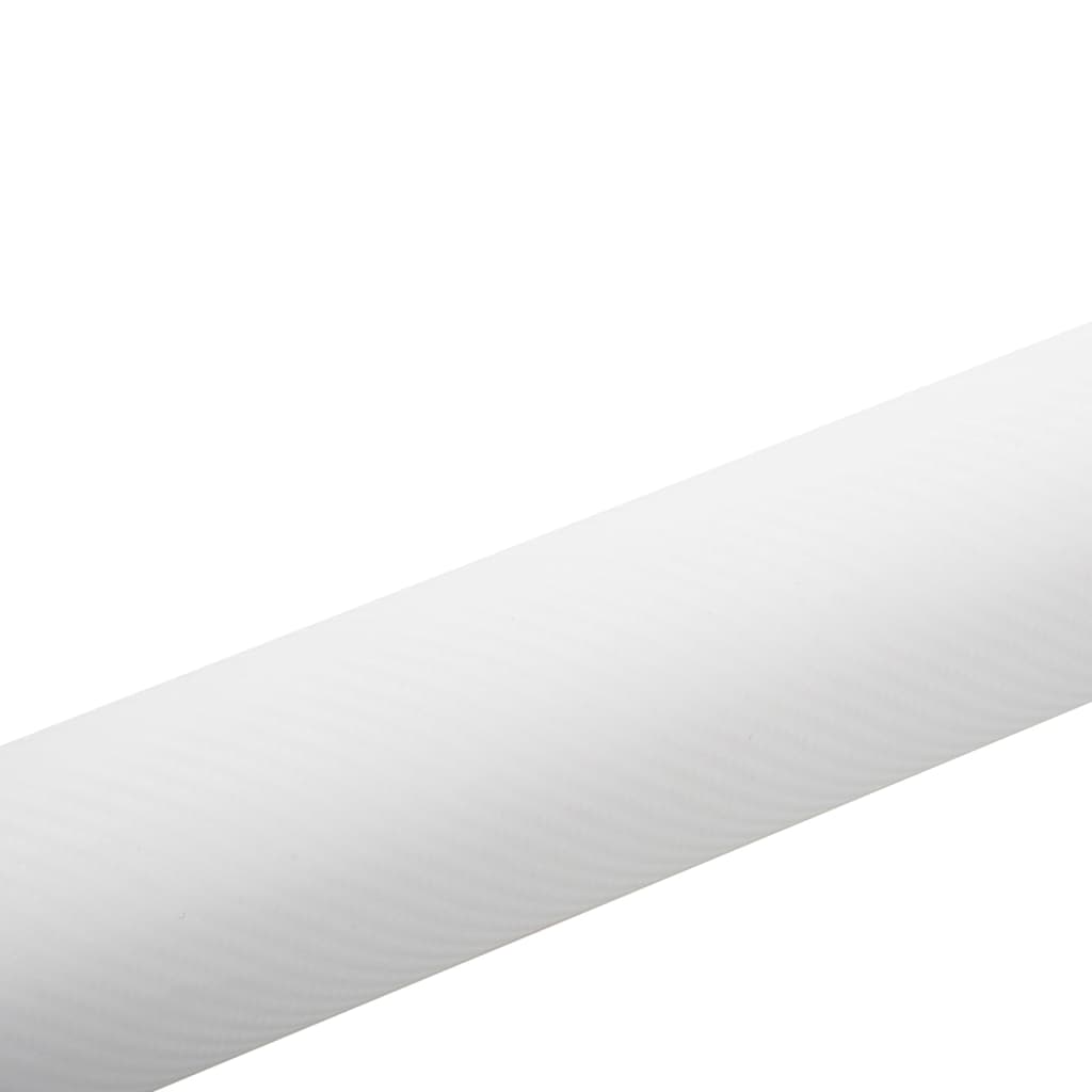 vidaXL Folie samochodowe 4D, 2 szt., białe, 100x150 cm