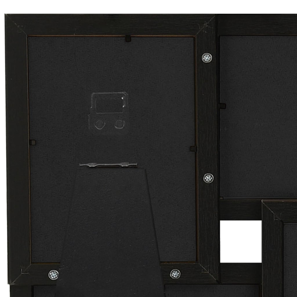 vidaXL Ramka na 4 zdjęcia 13x18 cm, czarna, MDF