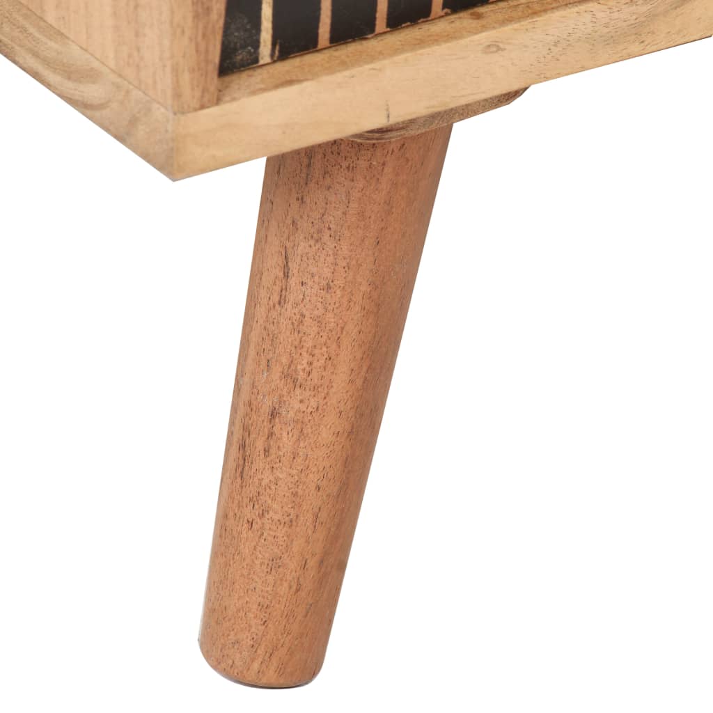 vidaXL Szafka boczna, 60x35x75 cm, lite drewno akacjowe
