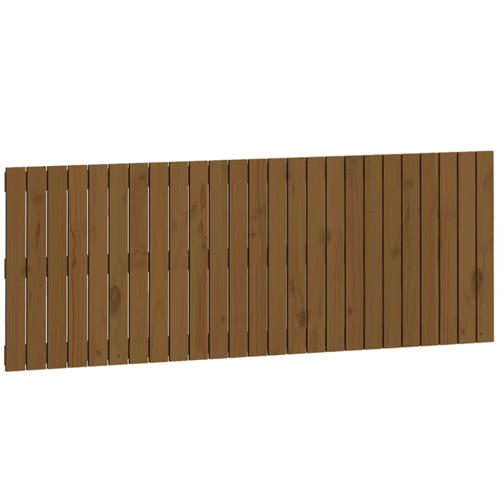 vidaXL Wezgłowie łóżka, miodowy brąz, 159,5x3x60 cm, drewno sosnowe