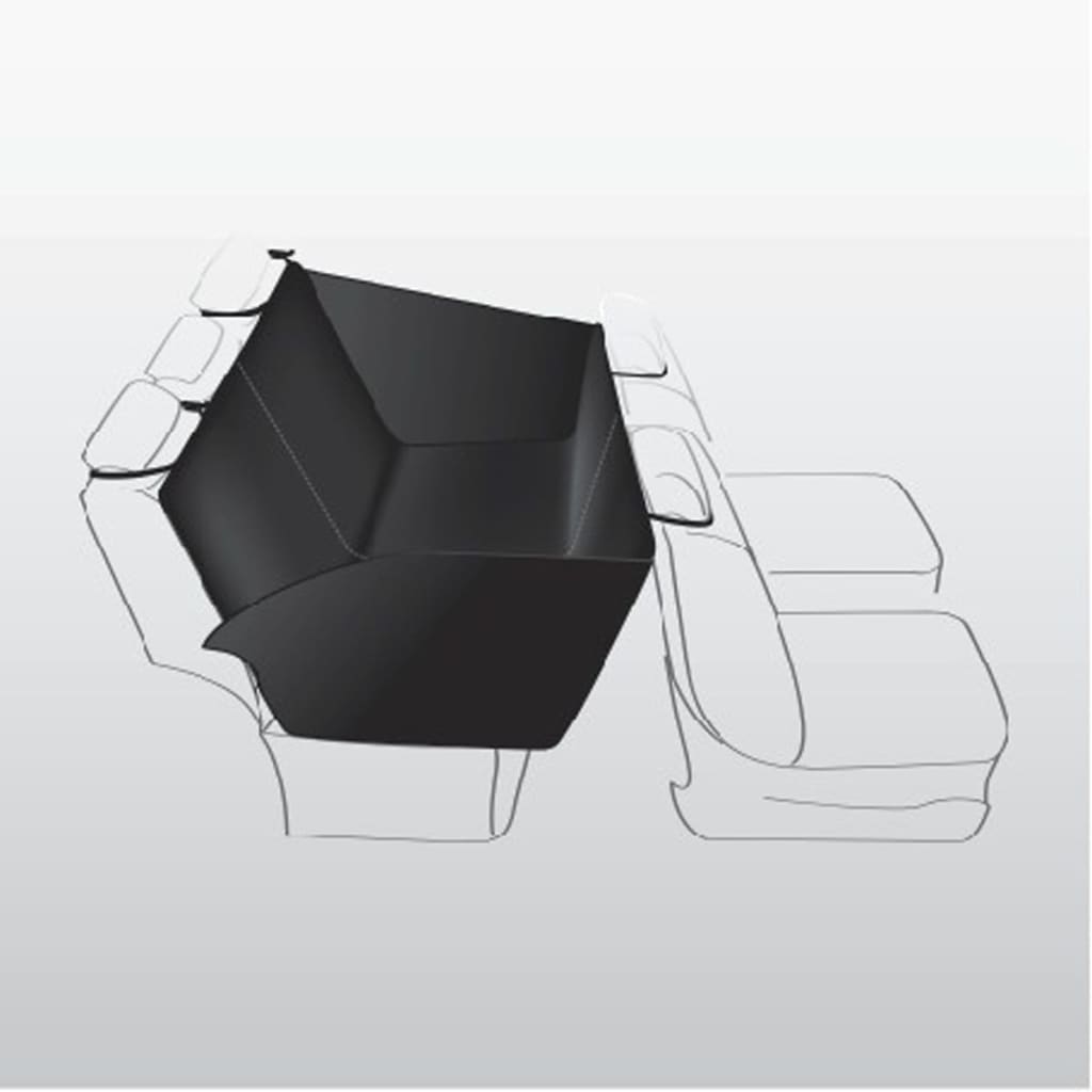 TRIXIE Pokrowiec na siedzenie samochodowe dla psa, 150x135 cm, czarny