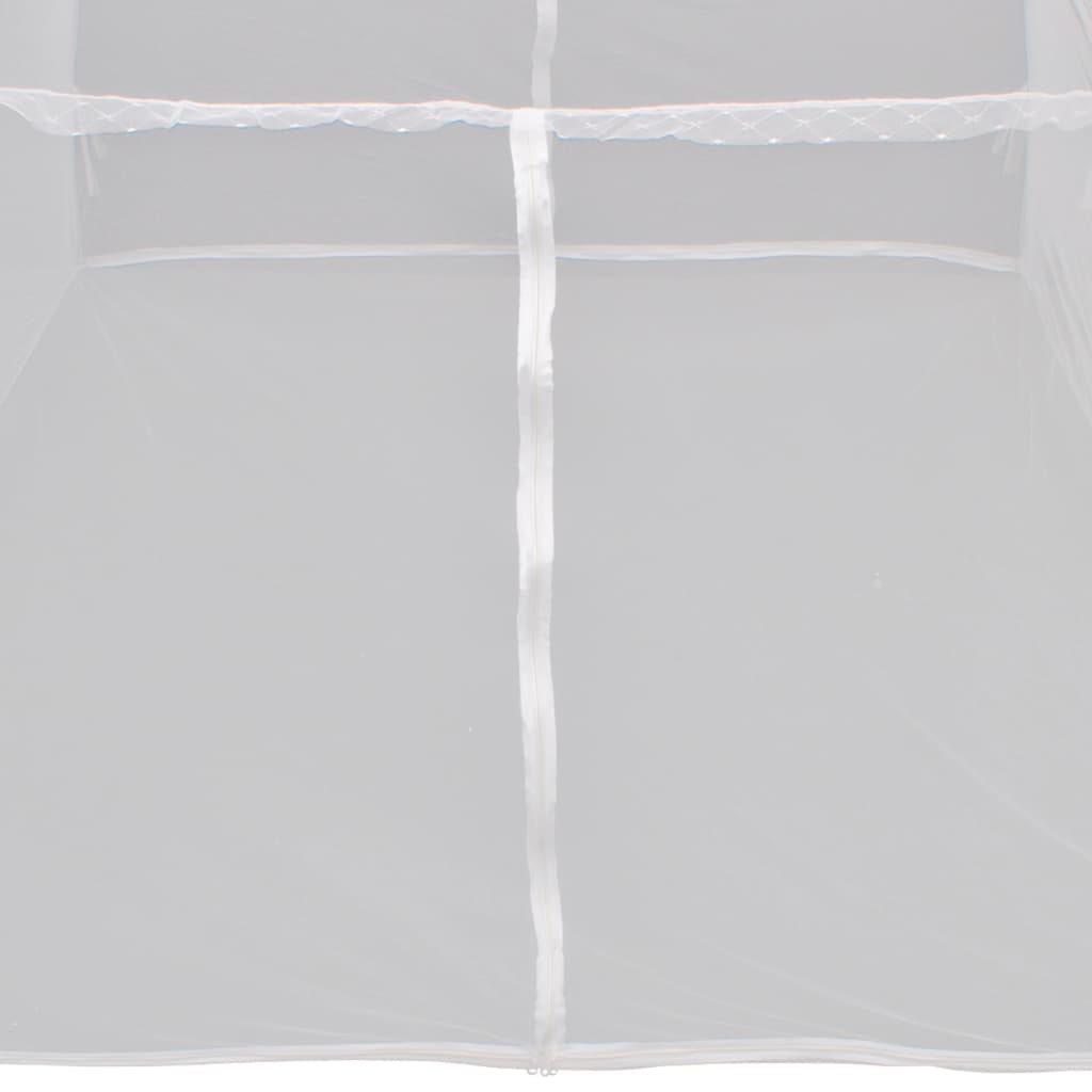 vidaXL Moskitiera namiotowa, 200x120x130 cm, włókno szklane, biała