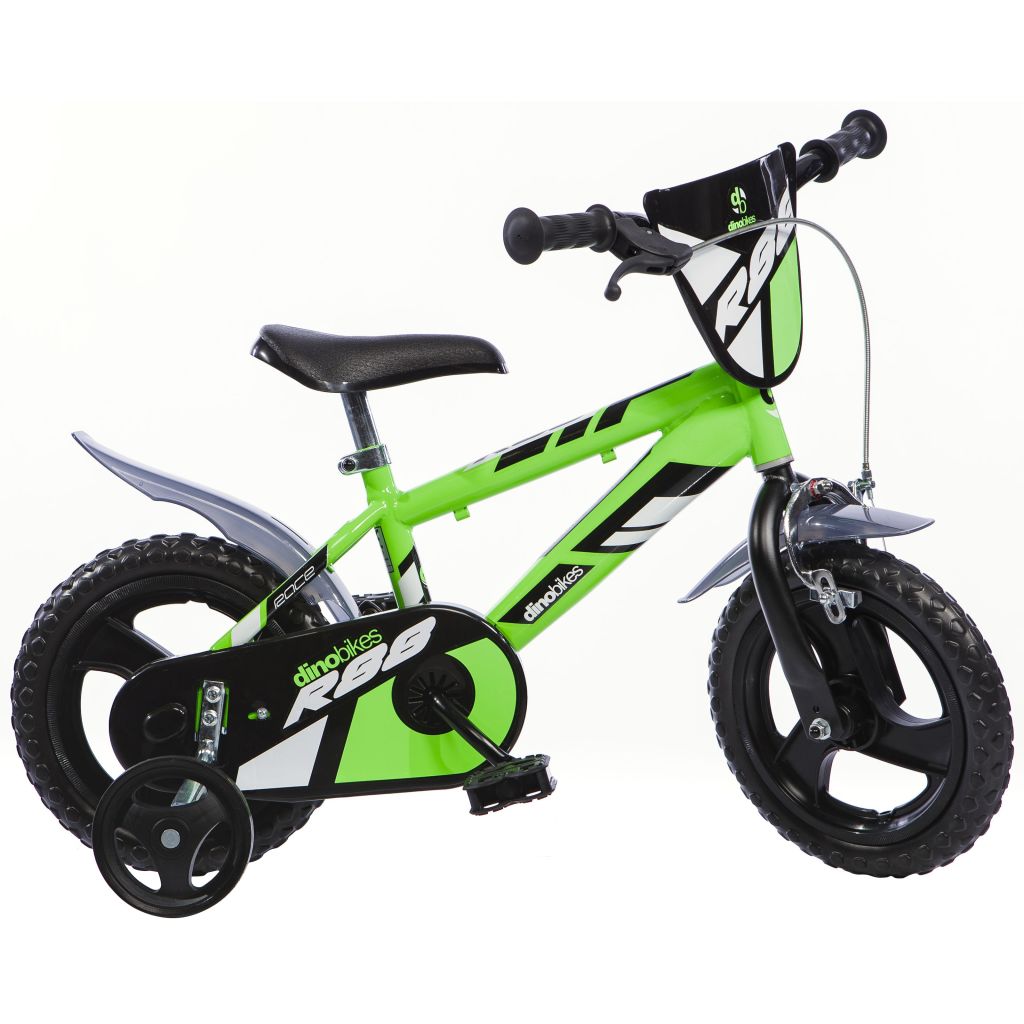 Dino Bikes Rower dziecięcy, MTB R88, zielony, 12", DINO356006