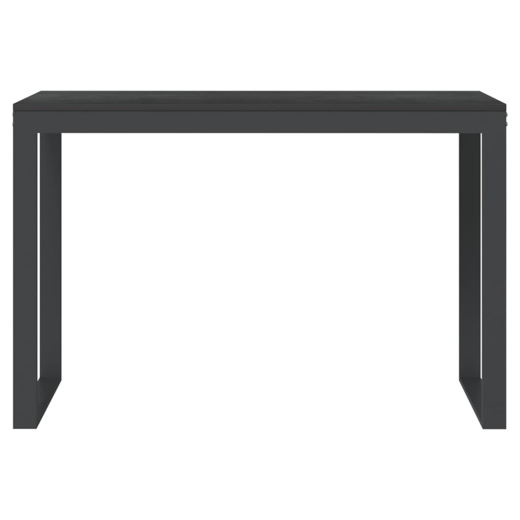 vidaXL Biurko komputerowe, czarne, 110x60x73 cm, płyta wiórowa
