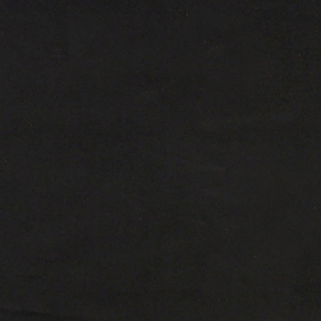 vidaXL Sofa 3-osobowa, czarna, tapicerowana aksamitem