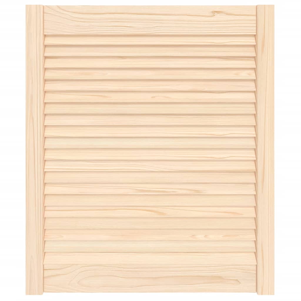 vidaXL Drzwi żaluzjowe, lite drewno sosnowe, 69 x 59,4 cm