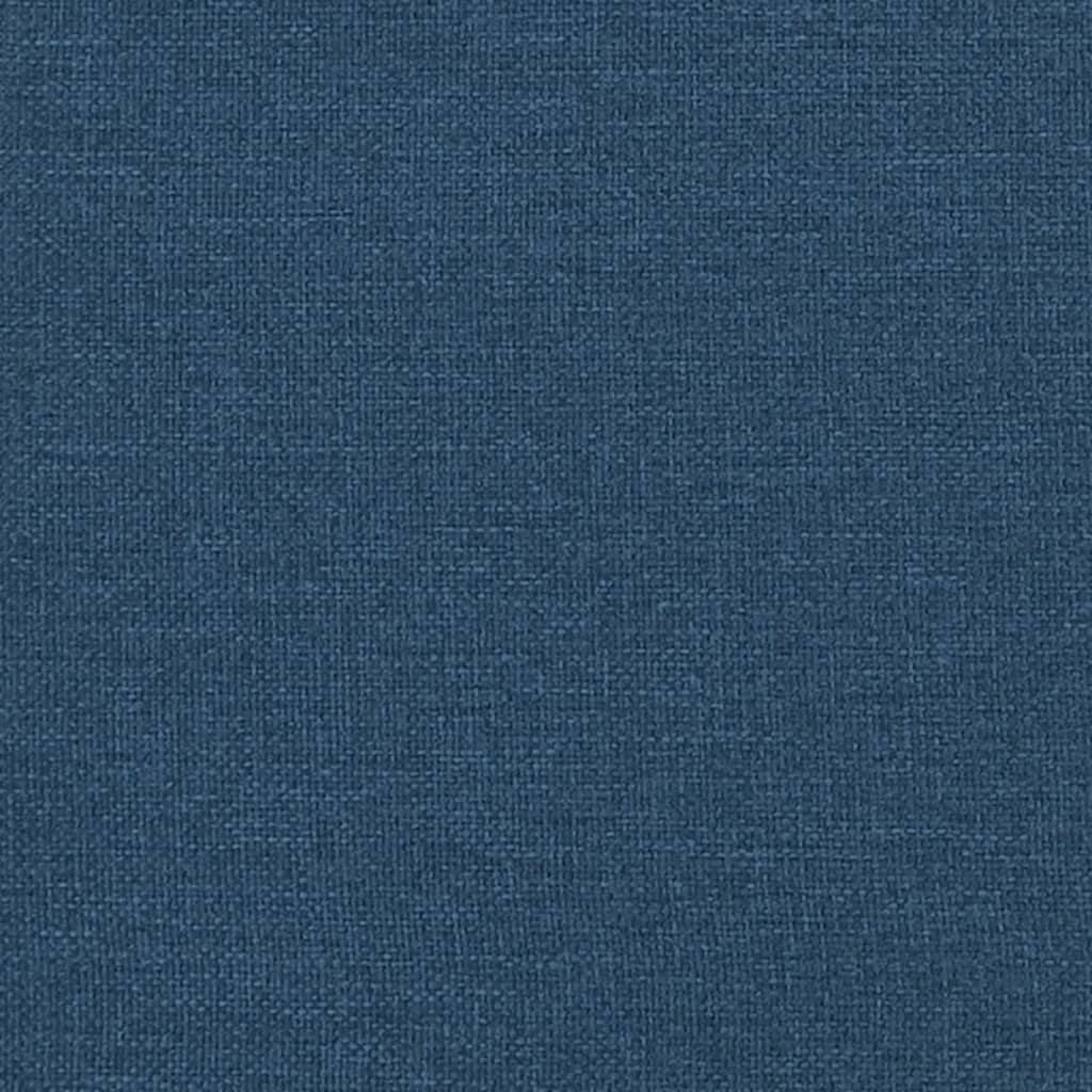 vidaXL Sofa Chesterfield, dwuosobowa, niebieska, obita tkaniną