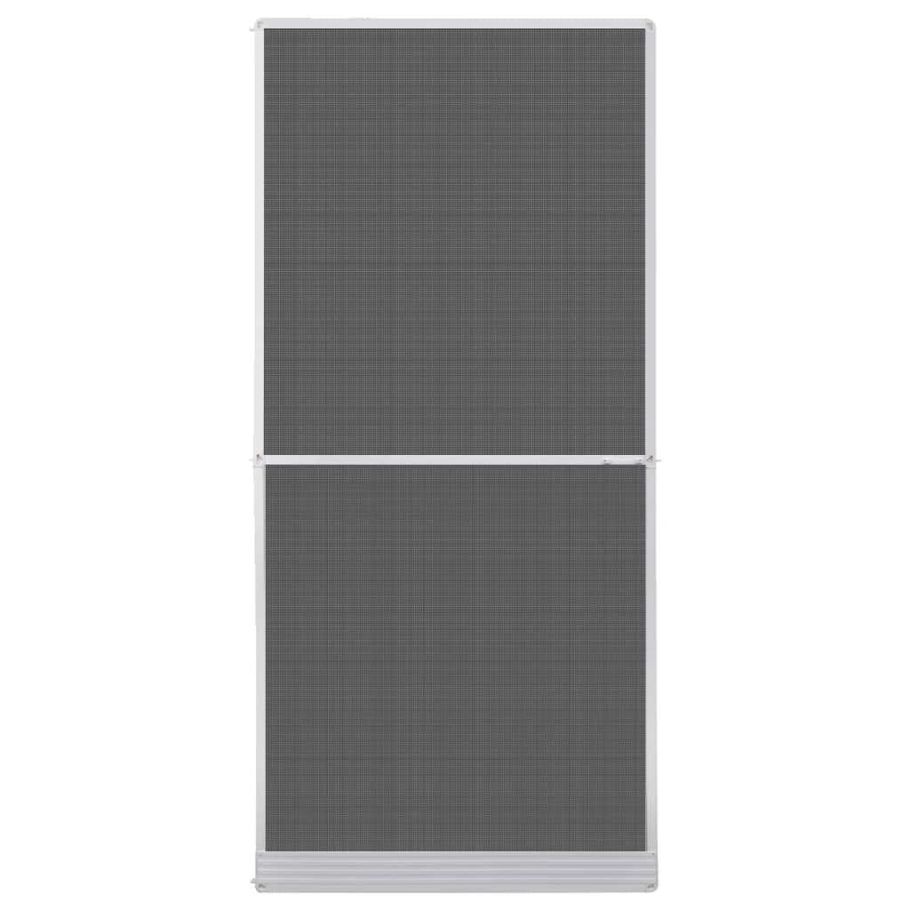 vidaXL Moskitiera na drzwi na zawiasach, biała, 100 x 215 cm