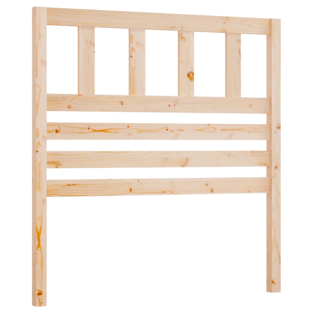 vidaXL Wezgłowie łóżka, 96x4x100 cm, lite drewno sosnowe