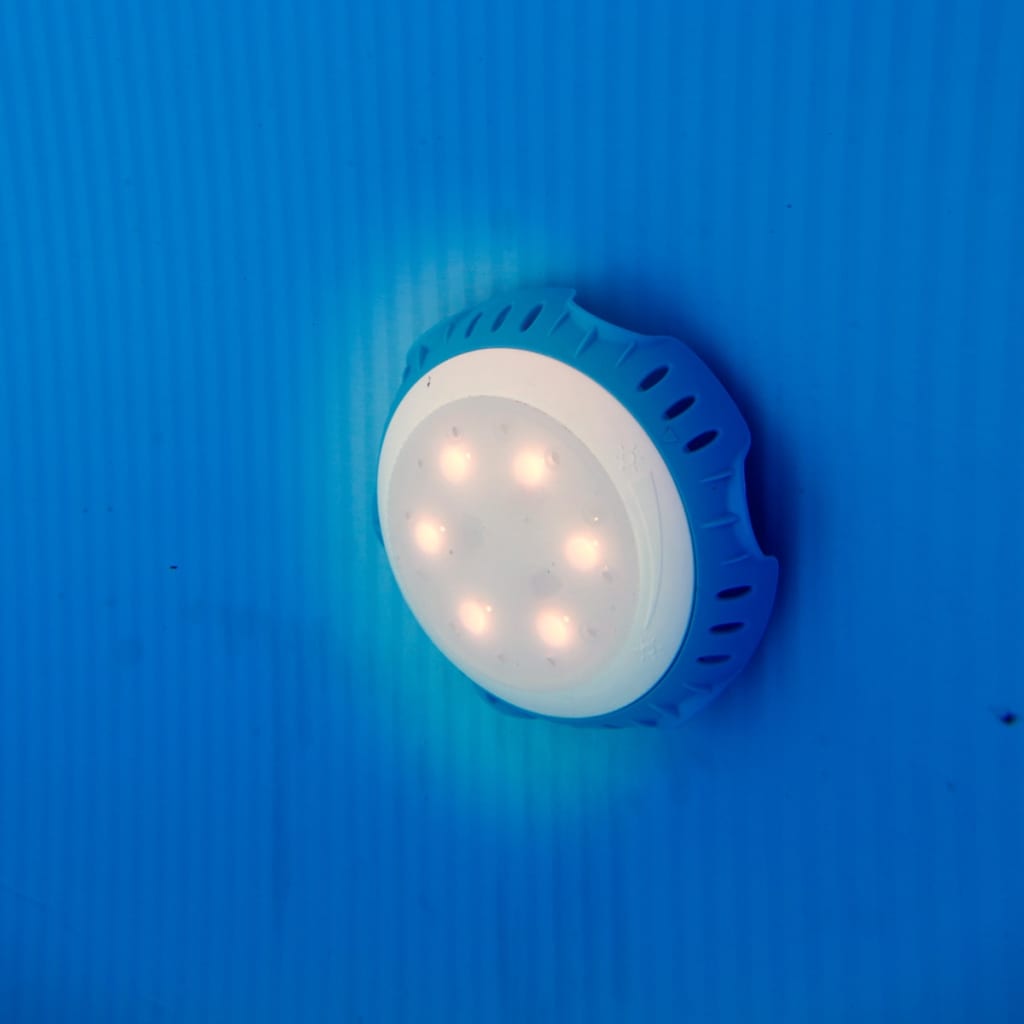 Gre Lampa LED do basenu naziemnego, biało-niebieska, LEDRC