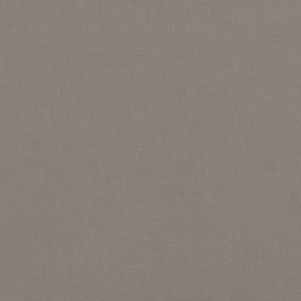 vidaXL Podnóżek, kolor taupe, 51x41x40 cm, tapicerowany tkaniną