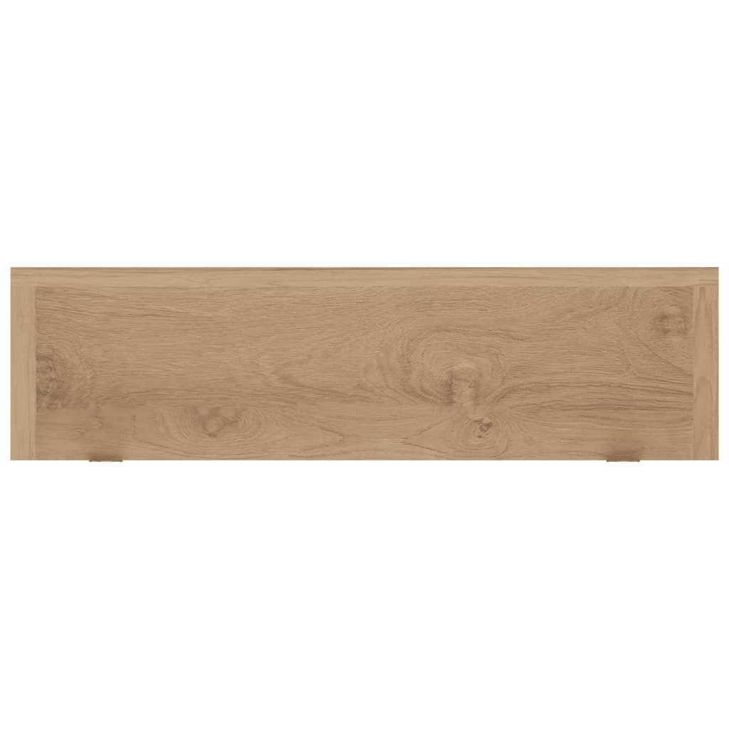 vidaXL Półki ścienne, 2 szt., 60x15x4 cm, lite drewno tekowe
