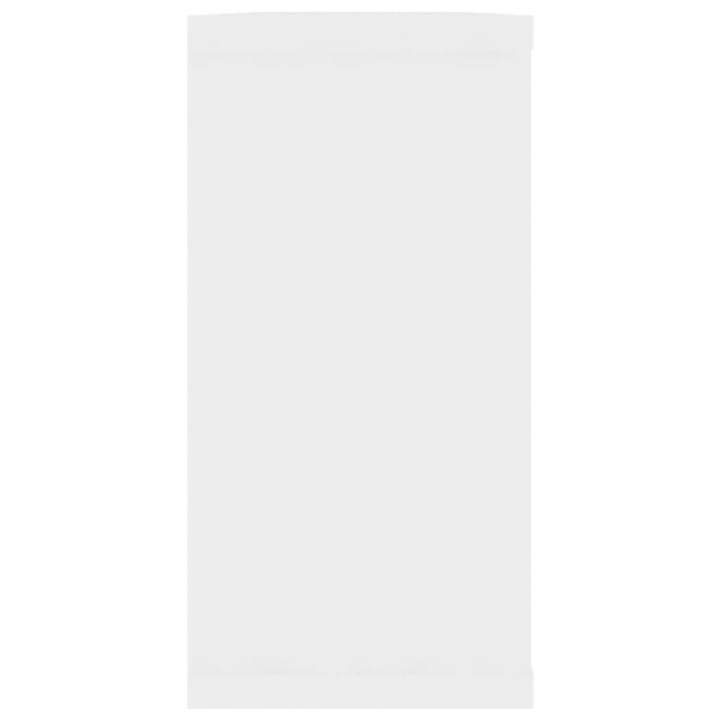 vidaXL Półki ścienne kostki, 2 szt., białe, 100x15x30 cm
