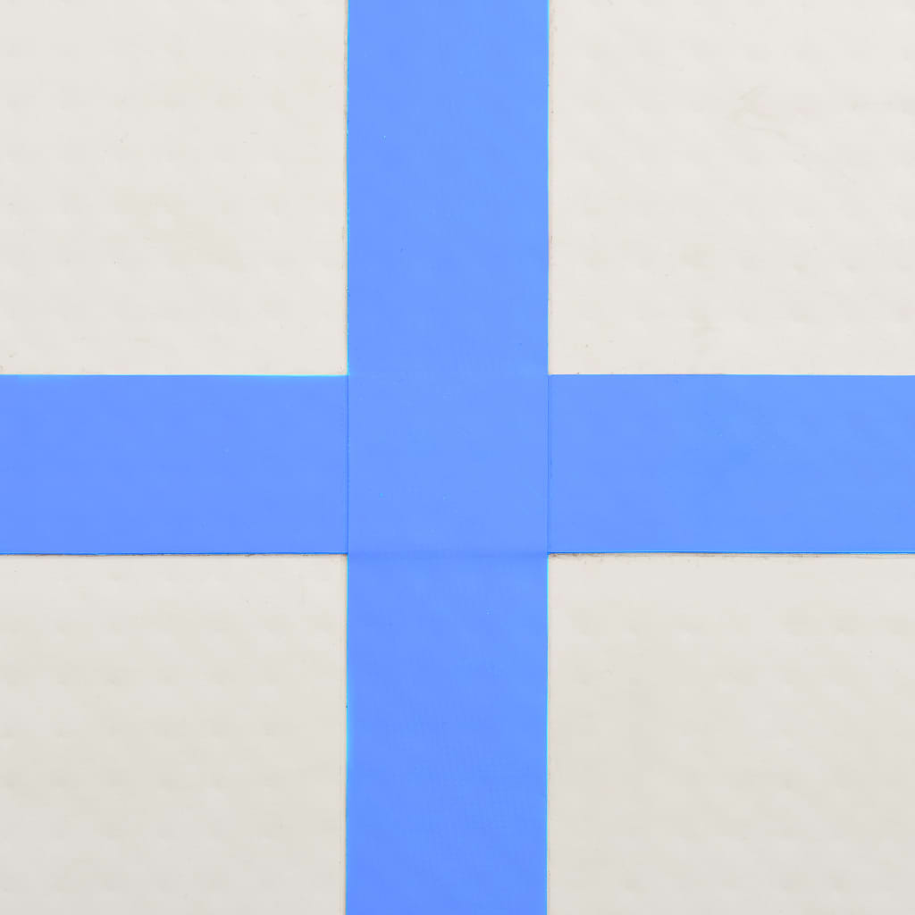 vidaXL Mata gimnastyczna z pompką, 500x100x20 cm, PVC, niebieska