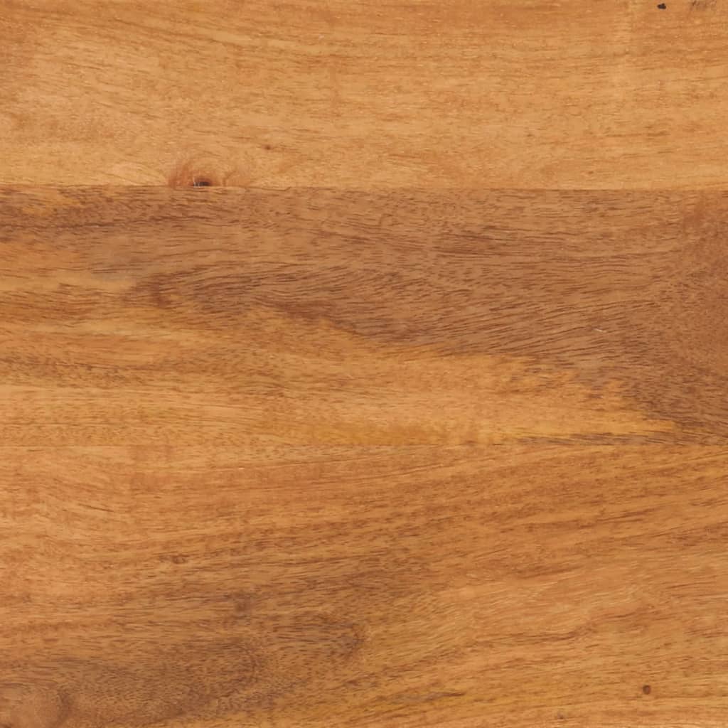 vidaXL Szafka, brązowo-czarna, 60x33,5x75 cm, lite drewno mango