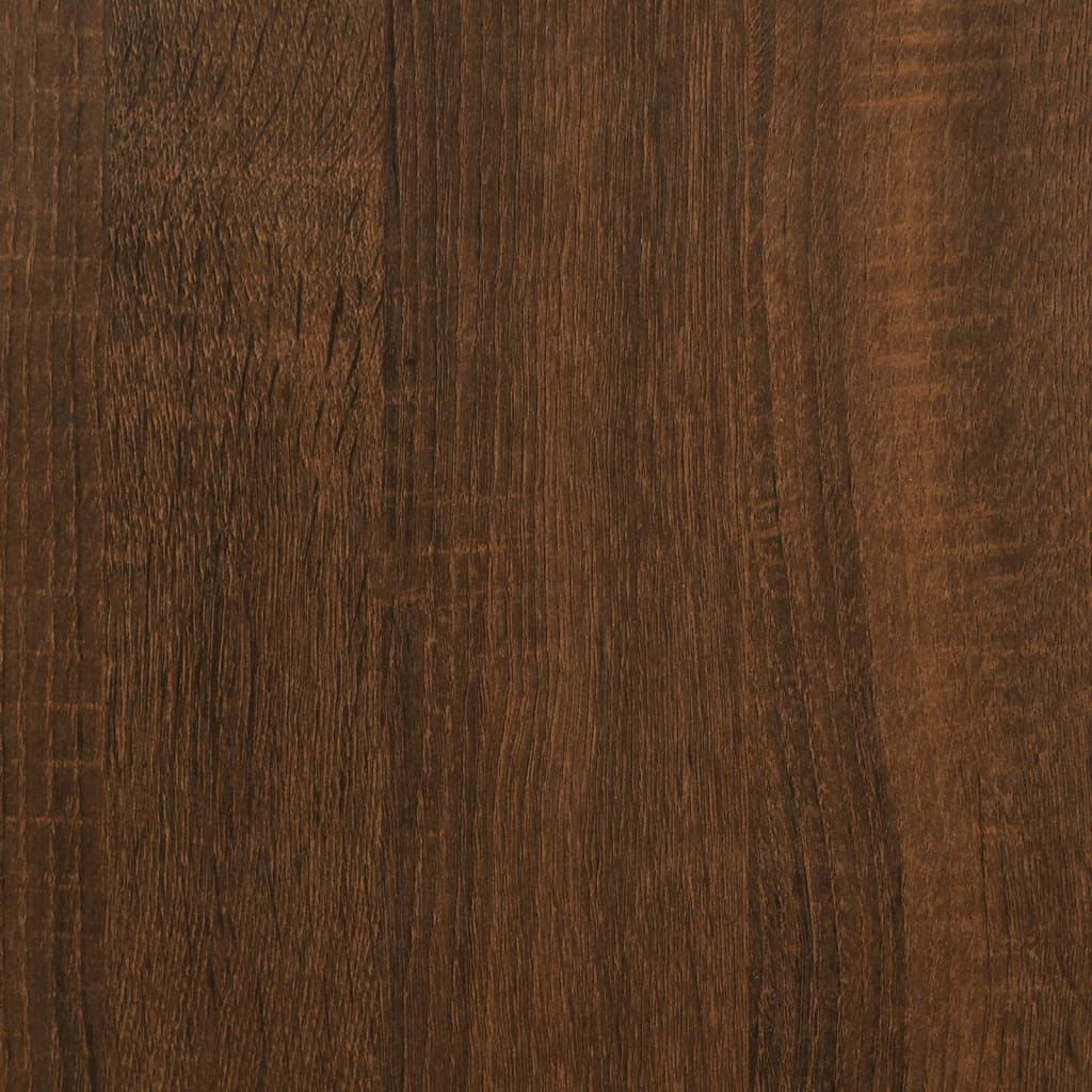 vidaXL Ławka ze schowkiem, brązowy dąb, 85,5x42x73,5 cm