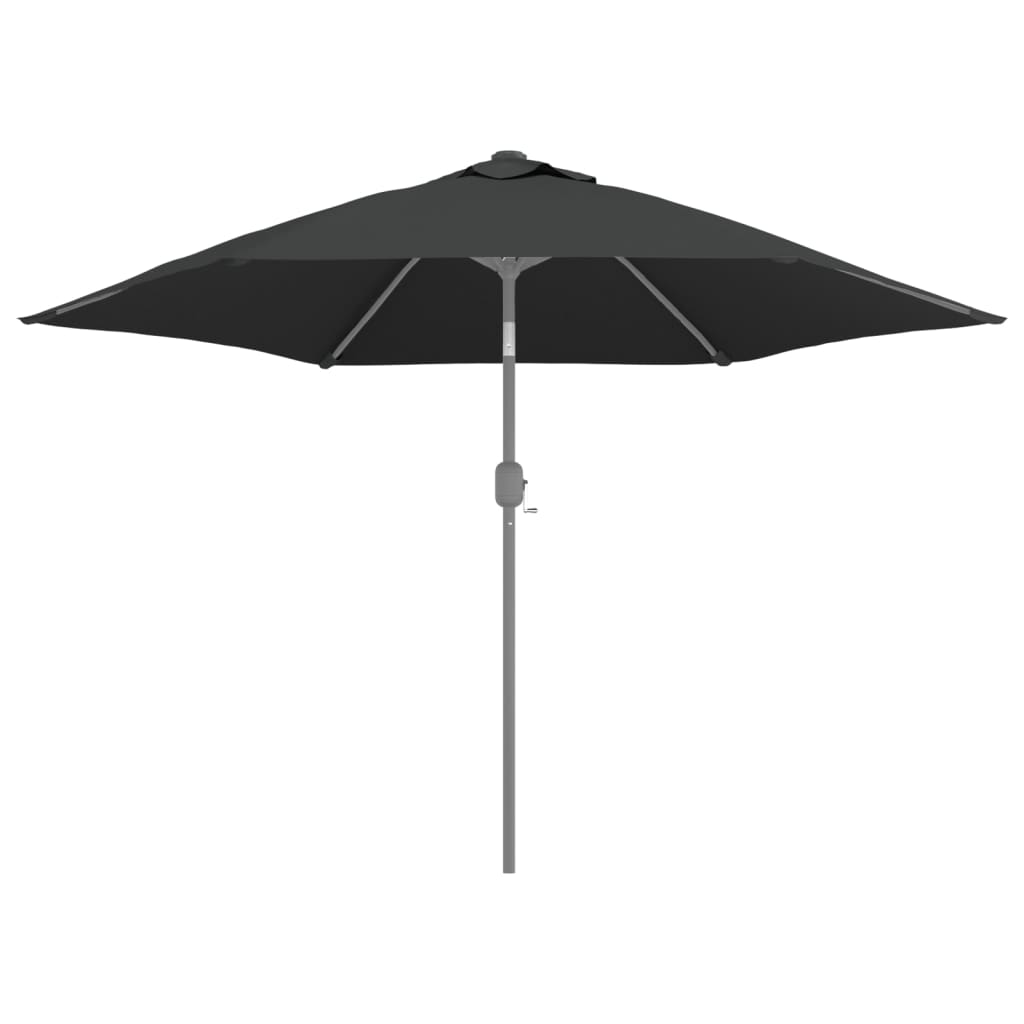 vidaXL Zamienne pokrycie do parasola ogrodowego, antracytowe, 300 cm