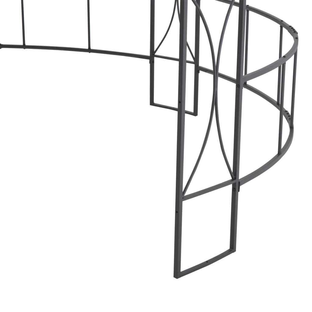 vidaXL Altana, 300 x 290 cm, antracytowa, okrągła