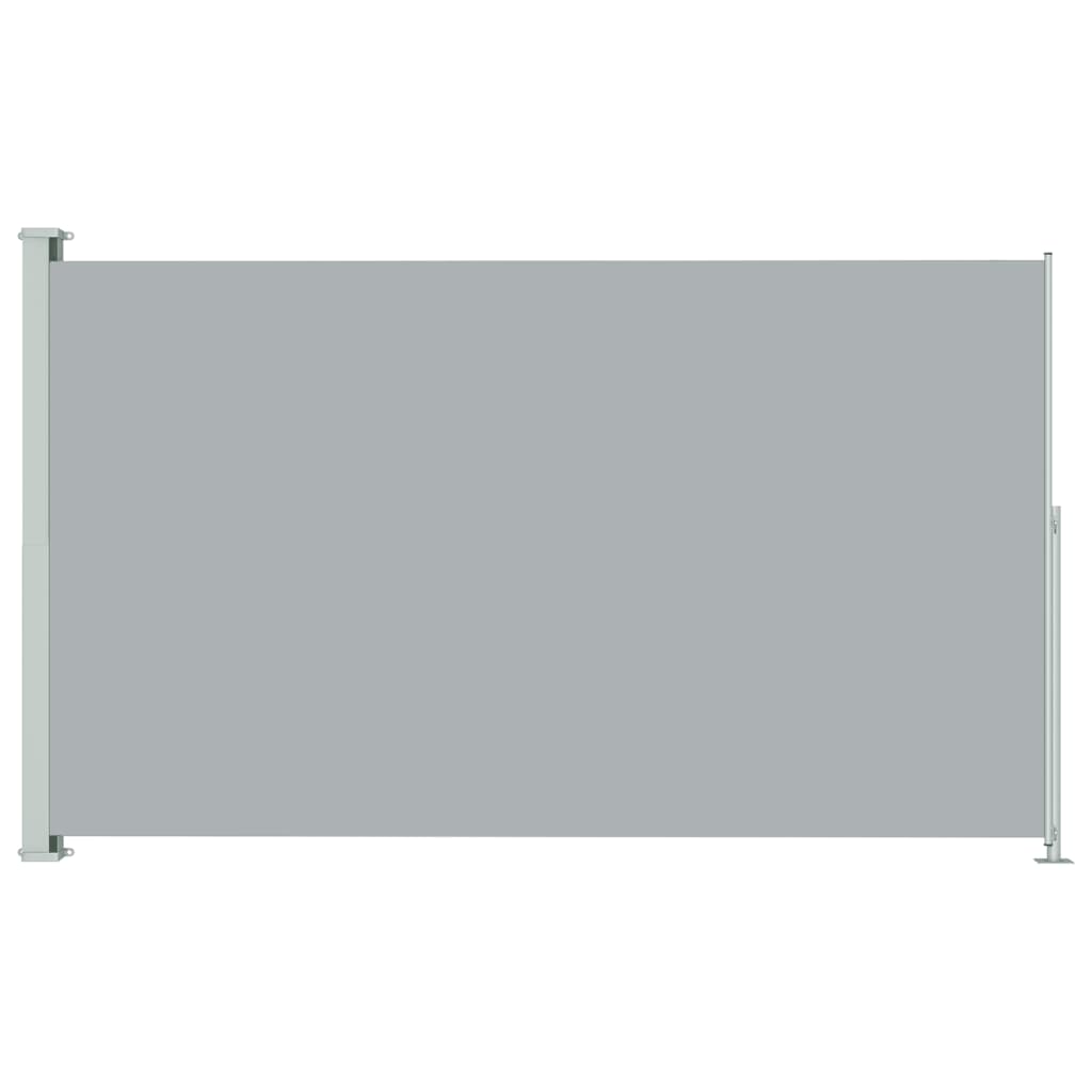 vidaXL Zwijana markiza boczna na taras, 220x300 cm, szara