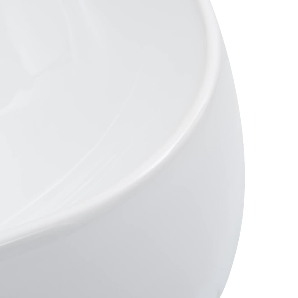 vidaXL Umywalka, 44,5 x 39,5 x 14,5 cm, ceramiczna, biała