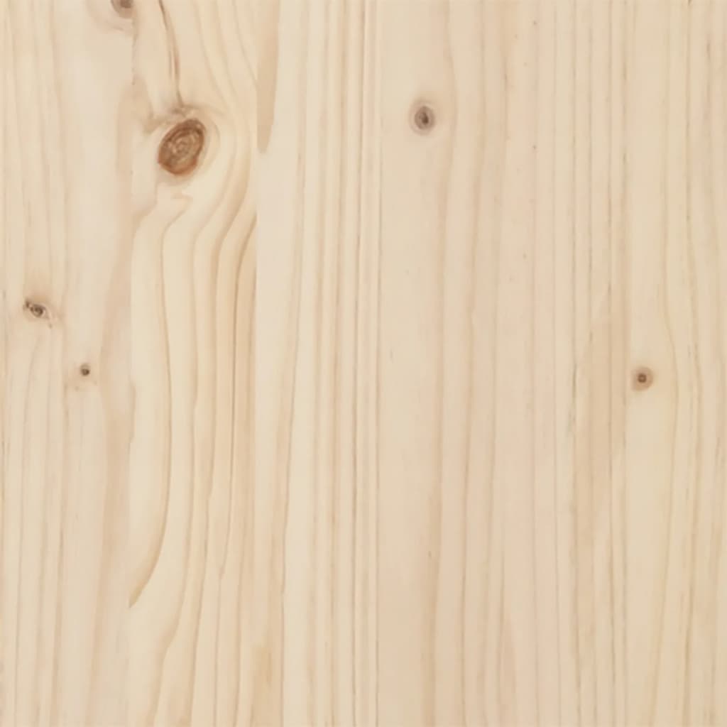 vidaXL Rama łóżka z wezgłowiem, 150x200 cm, lite drewno sosnowe