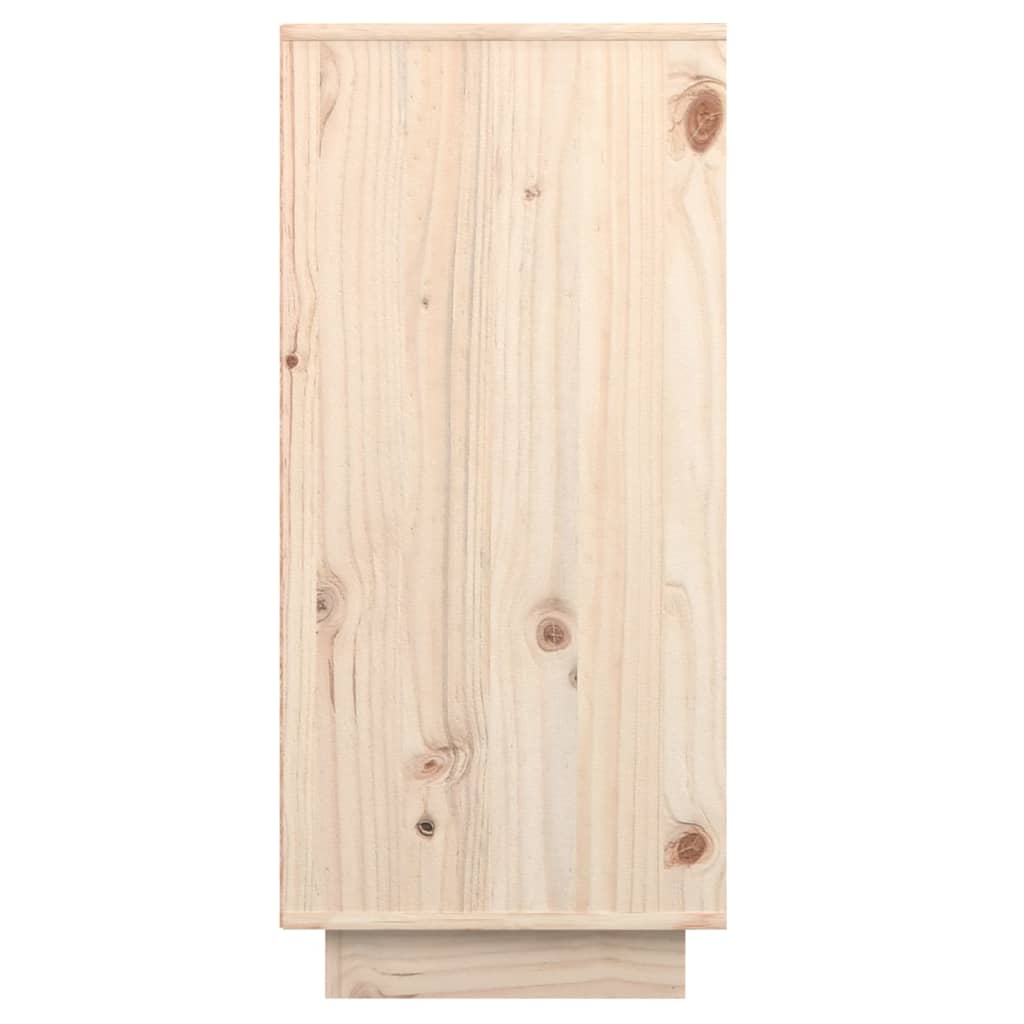 vidaXL Szafka, 60 x 34 x 75 cm, lite drewno sosnowe