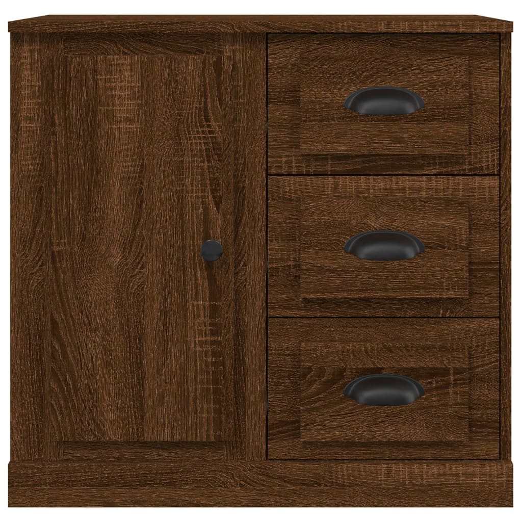 vidaXL Szafka, brązowy dąb, 70x35,5x67,5 cm, materiał drewnopochodny