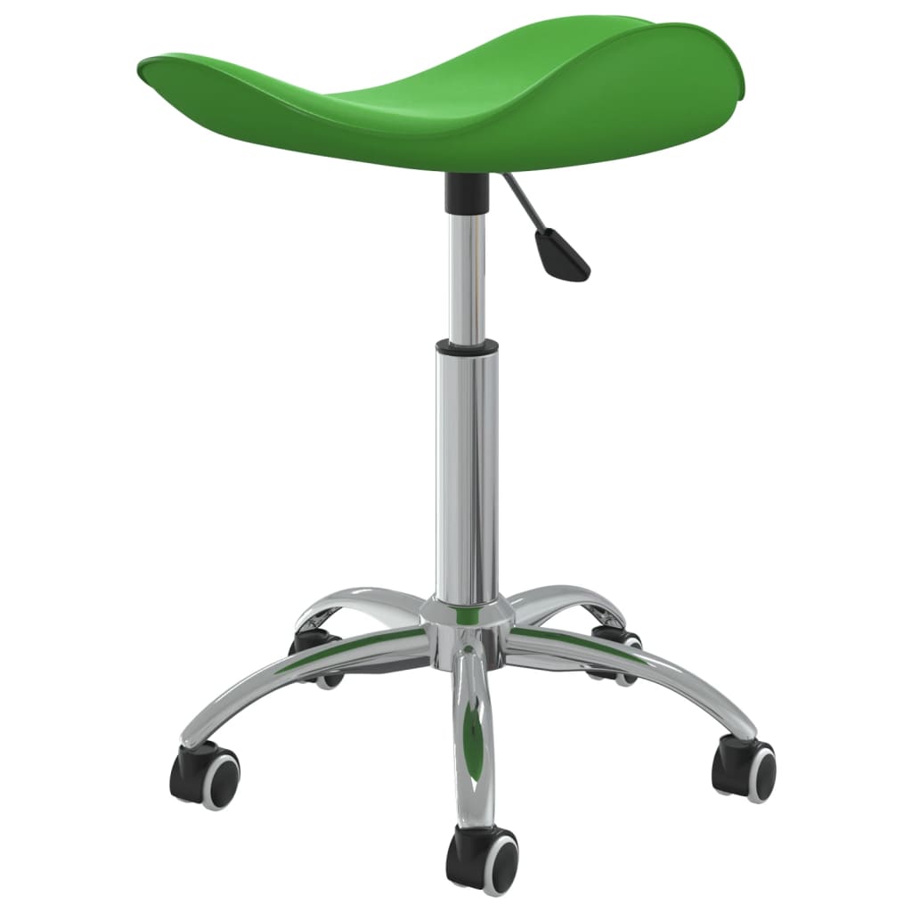 vidaXL Obrotowe krzesła stołowe, 6 szt., zielone, sztuczna skóra
