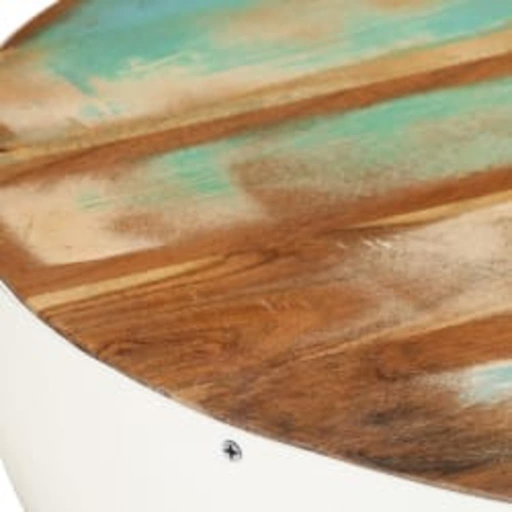 vidaXL Stolik kawowy w kształcie misy, drewno z odzysku, 60x60x30 cm