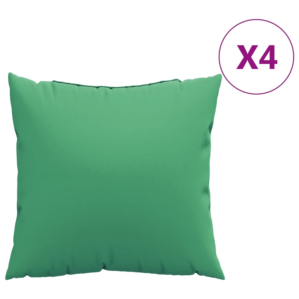 vidaXL Poduszki ozdobne, 4 szt., zielone, 60x60 cm, tkanina