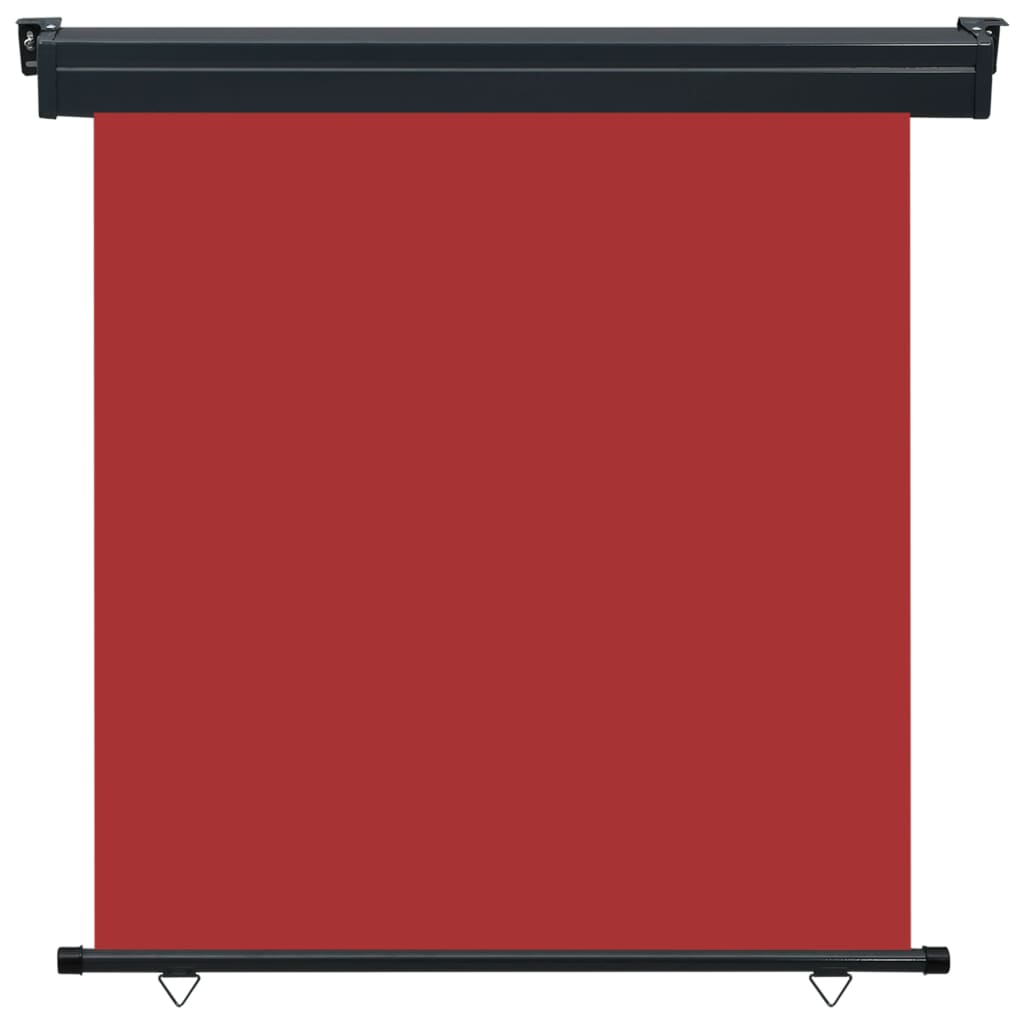 vidaXL Markiza boczna na balkon, 160 x 250 cm, czerwona