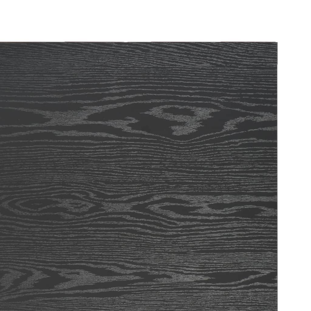 vidaXL Biurko komputerowe, czarne, 120 x 60 x 73 cm