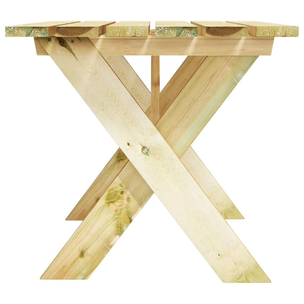 vidaXL Stół ogrodowy, 110x73x70 cm, impregnowane drewno sosnowe