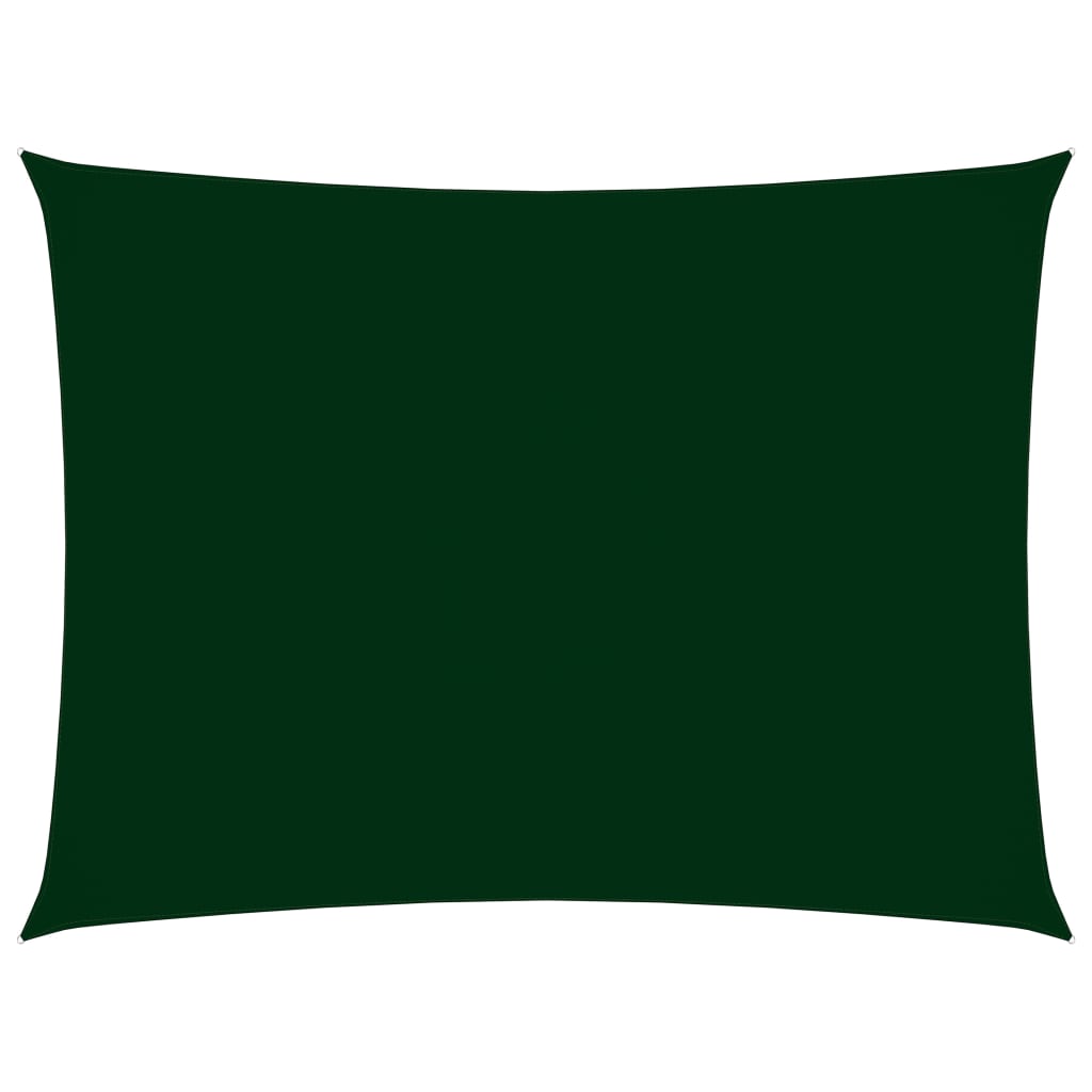 vidaXL Prostokątny żagiel ogrodowy z tkaniny Oxford, 4x6 m, zielony
