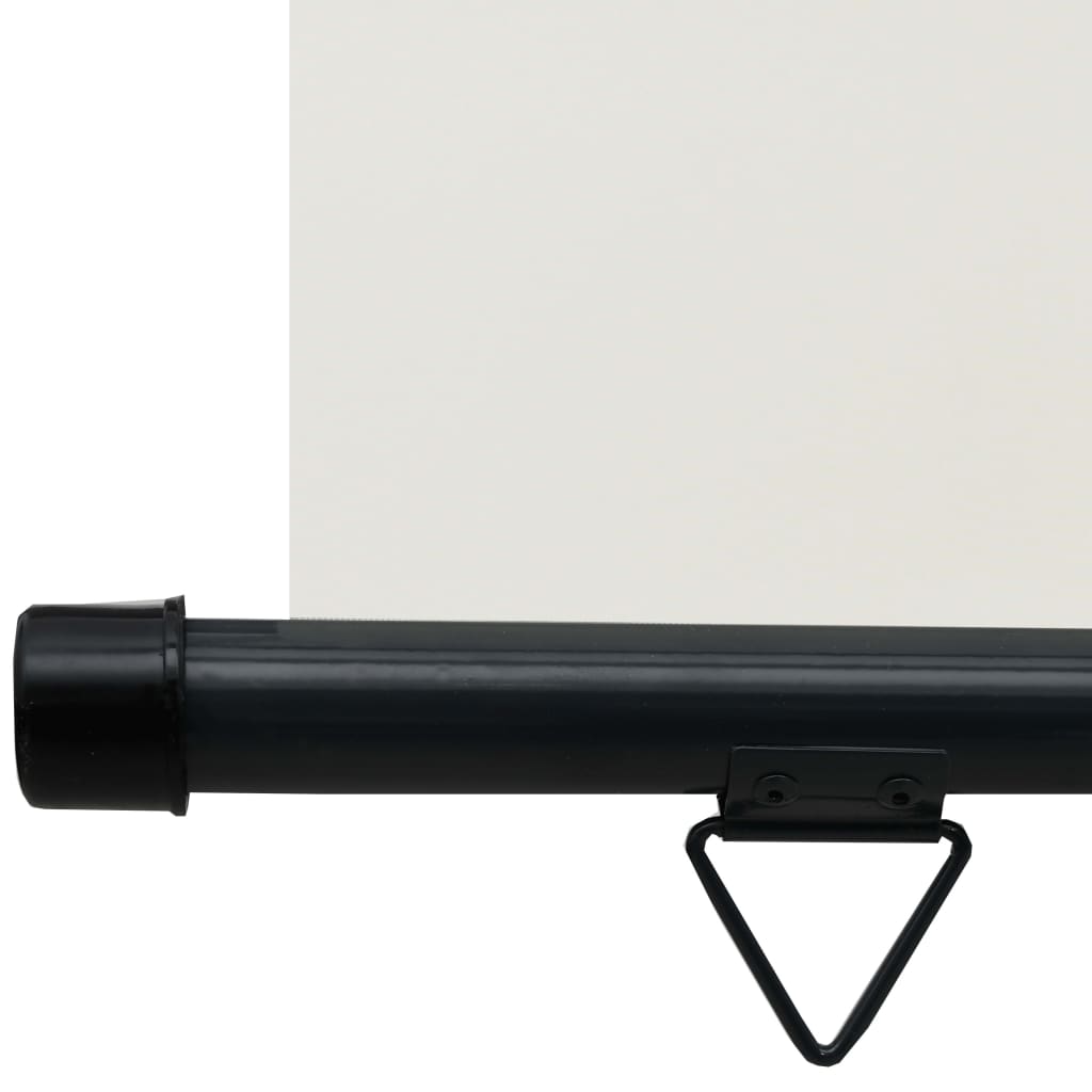 vidaXL Markiza boczna na balkon, 65x250 cm, kremowa