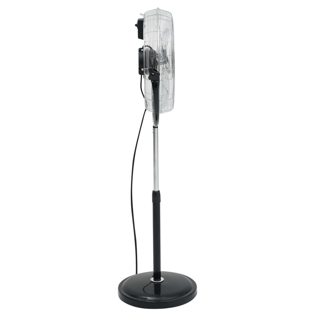 vidaXL Wentylator stojący, przechylany, 3 prędkości, 45 cm, 100 W