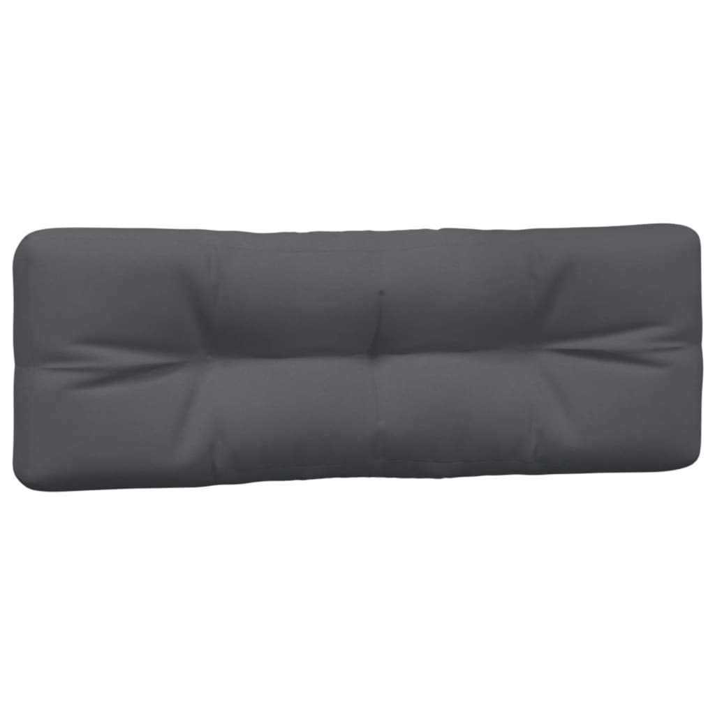 vidaXL Poduszki na sofę z palet, 2 szt., antracytowe, tkanina