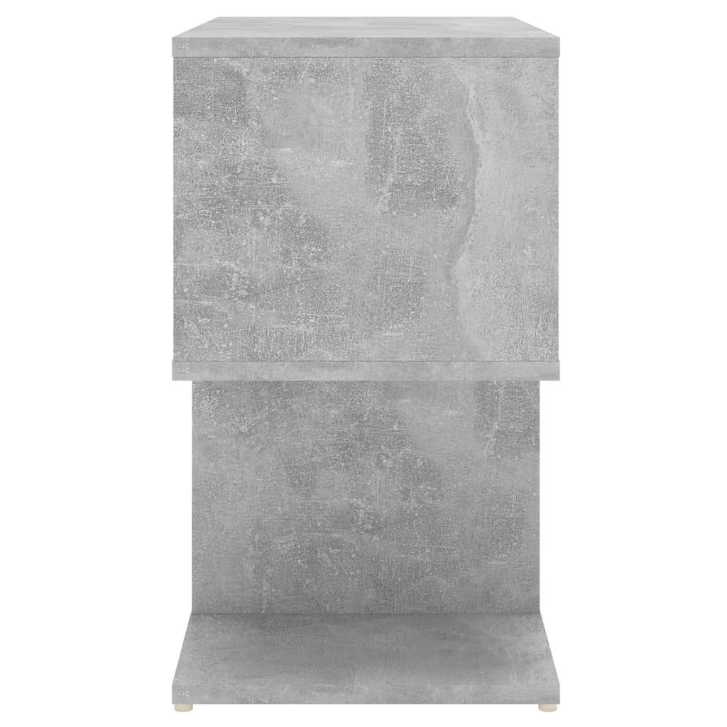 vidaXL Szafki nocne, 2 szt., szarość betonu, 50x30x51,5 cm, płyta