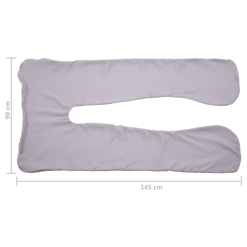 vidaXL Poszewka na poduszkę w kształcie U, 90x145 cm