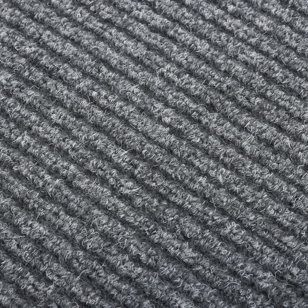 vidaXL Dywanik pochłaniający zabrudzenia, 100x250 cm, szary