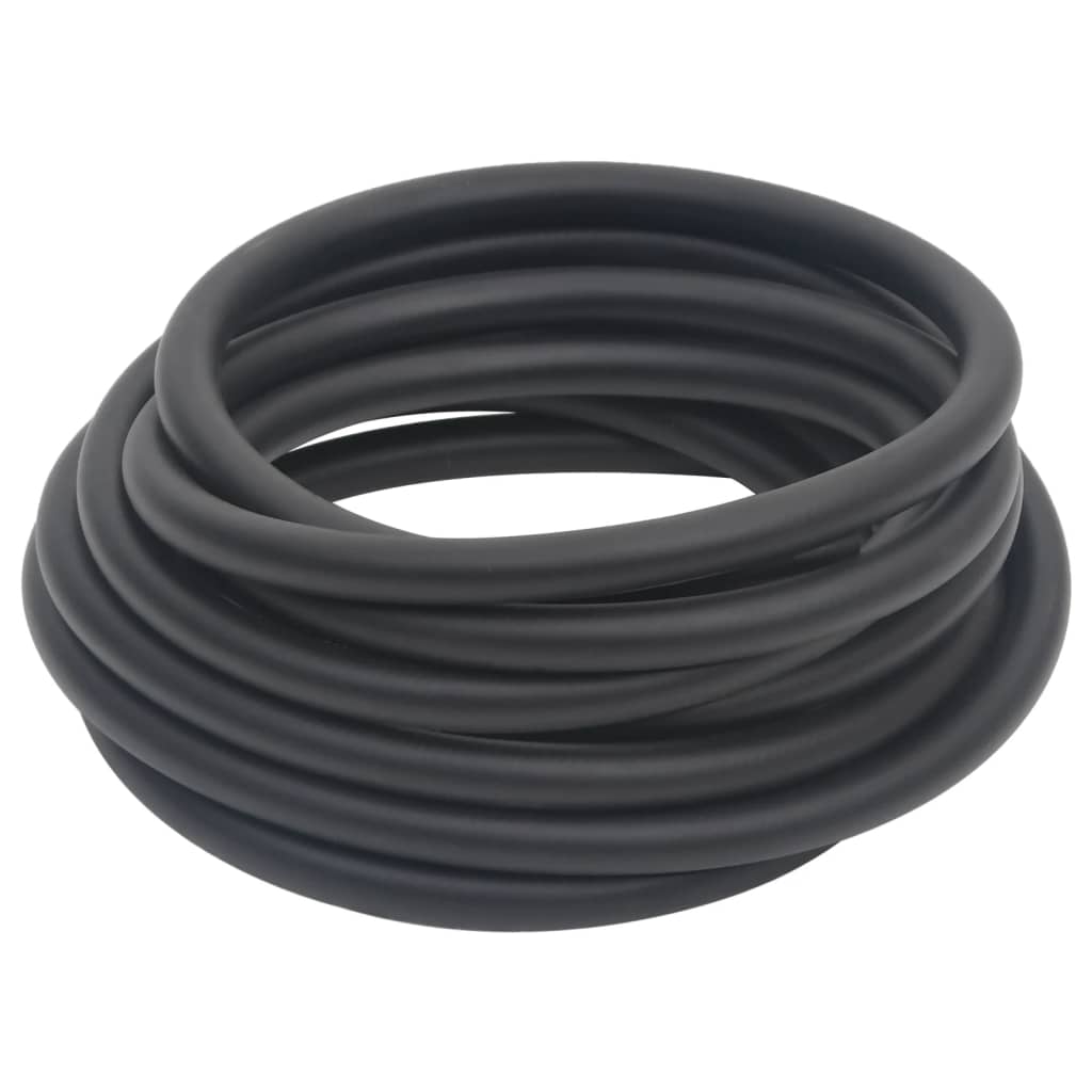 vidaXL Hybrydowy wąż pneumatyczny, czarny, 0,6", 5 m, guma i PVC
