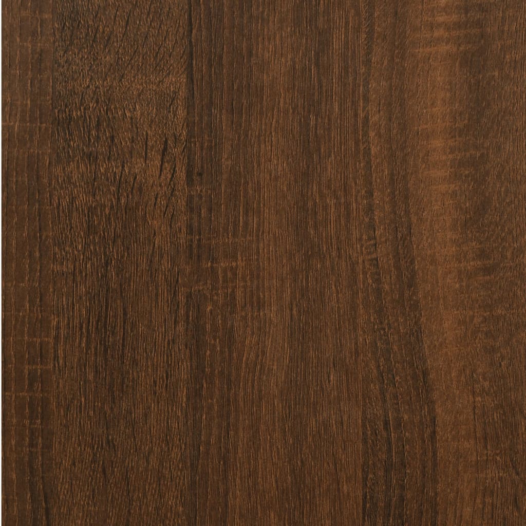 vidaXL Szafka nocna, brązowy dąb, 40x35x70 cm, materiał drewnopochodny